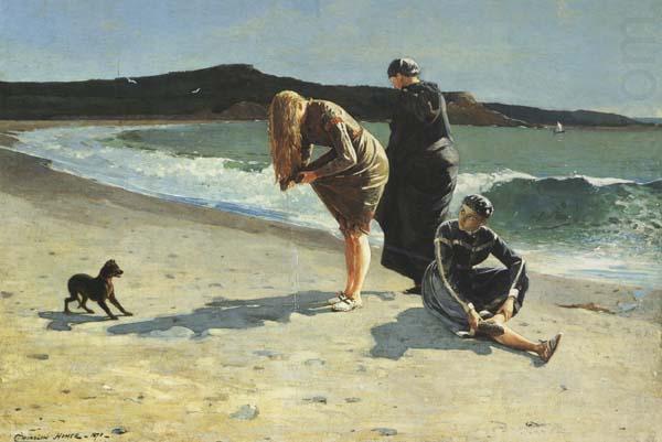 Winslow Homer Eaglehead,Manchester,Massachusetts (High Tide:The Bathers) (mk44) china oil painting image